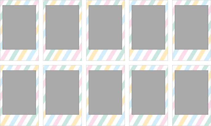 Fujifilm  Instax Mini "Stripe" (10/PK)